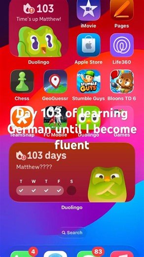 Day 103 of learning German until I’m fluent