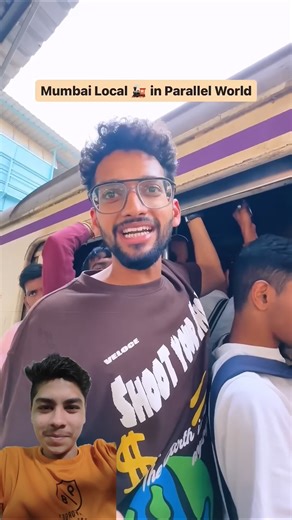 Mumbai local train in parallel world | #shorts