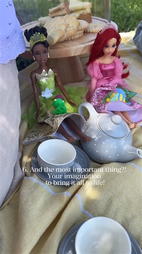 Today we recommend a princess picnic for your family and their doll besties 🧺 #WorldPrincessWeek | Disney Family