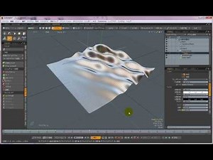 【modo機能紹介】プロシージャルテクスチャを使って波の動きを表現するには