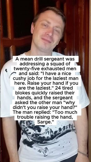 A mean drill sergeant #jokes #humor