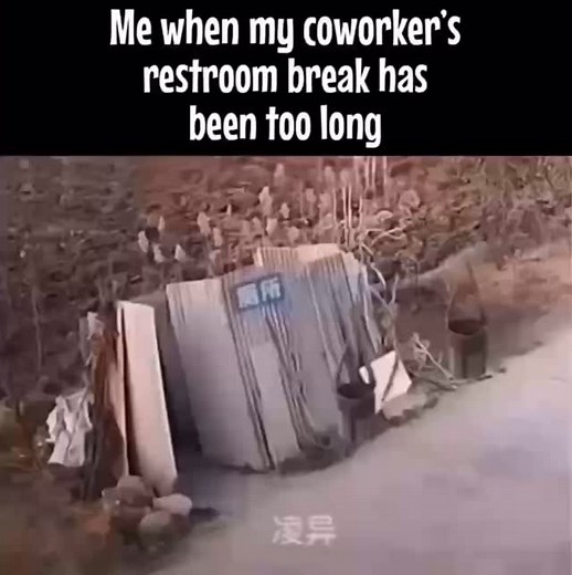 #coworker #restroombreak #toolong . . . . . . . #coworkersbelike #bademployees #workingfromhome #earlyshift #workhusband #ihatemyboss #badboss #iquitmyjobforthis #myjobsucks #wfhlifestyle #workmemes #workbreak #lunchbreak #badbosses #workingfromhomebelike #workreel #callinginsick #coworkers #funatwork #iquitmyjob #workwifey #workjokes #clockingin #backtowork #9to5life #backtoworktomorrow #coworkersandfriends | dontlikeworkin