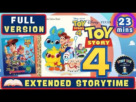 TOY STORY 4 FULL EXTENDED VERSION (23 Minutes) Read Aloud Book Storytime | Woody, Forky, Bonnie