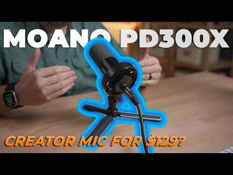Moano PD300X Review: USB/XLR Mic for Creators on a Budget