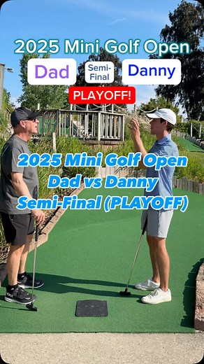 63K views · 143 reactions | Dad vs Danny SEMI-FINAL - 2025 Mini Golf Open (PLAYOFF!) Winner advances to the Championship Match! #twintour #twintourgolf #minigolf #golf #minigolfing #puttputt #puttputtgolf #viral ( @swingtimegermantown ) | Twin Tour Golf | Facebook