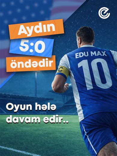 Edu Max Xaricdə Təhsil Mərkəzi | Aydın bu mövsüm 5 universitetə qəbul aldı⚽️ Hər biri fərqli liqa, fərqli şərtlər, fərqli imkanlar🏟️ Artıq o təkliflər arasında seçim... | Instagram