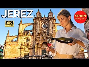 🇪🇦[4K 60fps] JEREZ de la FRONTERA🍷Walking through the City and its Beautiful Corners - Cádiz, Spain