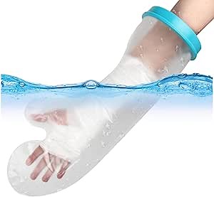 Amazon.com: UpGoing Cast Covers for Shower Arm Adult Waterproof Cast Cover Shower Protector Bag for Wound Arm, Hands, Wrists, Elbow, Finger to Keep Wounds Dry, Reusable Durable : Health & Household