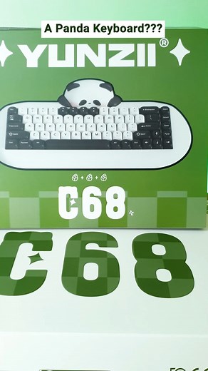 1.2K views | Make your setup cuter with the YUNZII C68 Panda Keyboard! ✨⌨️ #yunzii #yunziic68 #yunziikeyboard | Game One PH | Facebook