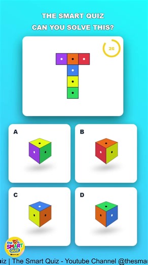 Cube Net Quiz: Level Easy
