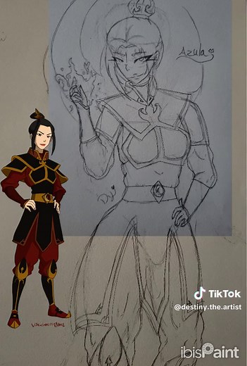 { an drawing of Azula🔥 } {the artists of the song: @MilkyyMelodies } #avatarthelastairbender #azulaavatar #avatarazula #avatarfanart #drawing #digital #digitalart #digitaldrawing #art #artist #ibispaintxapp