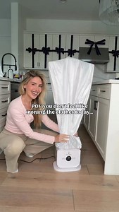 Work smarter not harder 🥰 would you use this?? Say IRON and I’ll send this hands-free dry and iron machine your way! | Melissa Metrano