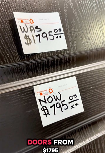 Massive Markdown!! 💥 Save this if you are planning to upgrade your home! Only at Roopnarine Home Centre, prices on doors have been slashed DRASTICALLY! From $1795 to $795 From $1195 to $795 From $525 to $495 And the list goes on! Come in and see for yourself. #RoopnarineHomeCentre #Luxome #DoorSale #MassiveMarkdown