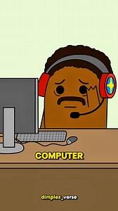 Click my computer! #computer #tech #funny #relatable | Dimplez Verse