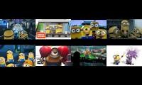 Mix of 8 videos from youtube : up to faster minions