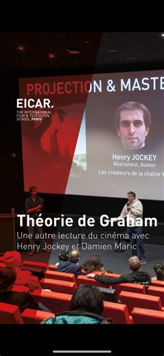 Quand Game of Thrones rencontre la Théorie de Graham…🍿 À l’occasion de la sortie de la nouvelle série spin-off Game of Thrones, A Knight of the Seven Kingdoms, EICAR a accueilli Damien Maric, producteur et auteur, etHenry Jockey, réalisateur-monteur, pour une masterclass consacrée à la Théorie de Graham. Une approche d’analyse qui dévoile les lectures cachées du cinéma et des séries. Une occasion unique pour les étudiants, de développer une lecture plus fine et critique des œuvres cinématograph