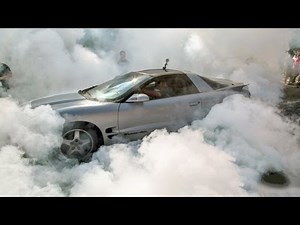 1100hp Turbo T/A - MASSIVE Loud Burnout!