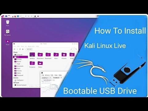 شرح تثبيت Kali Linux Live على الفلاشة USB