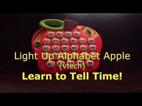 Light Up Alphabet Apple (vtech), Learn to Tell Time