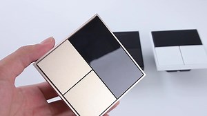 Hotel Wall Switch KNX Smart Automation System Intelligent Tremperature Control Push Button Panel