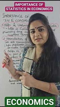 Importance of statistics in Economics | Economics | Easy explanation #exams #commerceunit #ytshorts