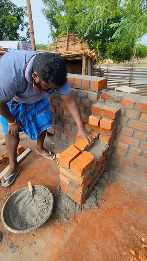 222K views · 2.8K reactions | Awesome! Sill Level Brick Work Process#design#reels | G.G.Construction | Facebook