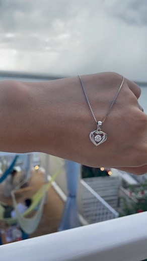 實物拍攝，限時75折 ❤️ 《Dancing Necklace ETERNAL LOVE 永恆的愛✨》 925純銀鋯石項鍊...