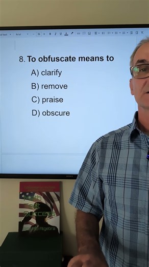 ASVAB Word Knowledge, obfuscate #asvab