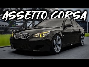 Assetto Corsa BMW E60 530i lci straight pipe drift fast drive