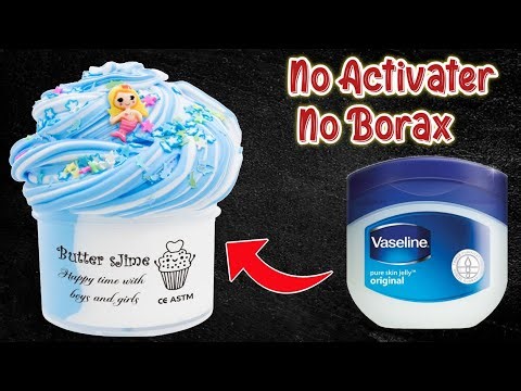 How to make Slime without Glue or borax | No glue slime | Diy Vaseline Slime | DIY Slime