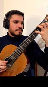 Prelúdio BWV 998 - Johann Sebastian Bach- Acoustic Guitar Cover - Classical Guitar FINGERSTYLE