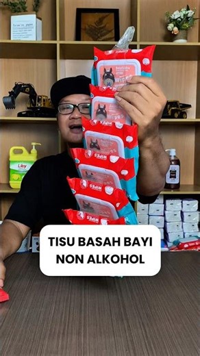 Tisu basah organik 10 pack harga murah non olkohol #tisu #tisumurah #tisuwajah #trending #shopee