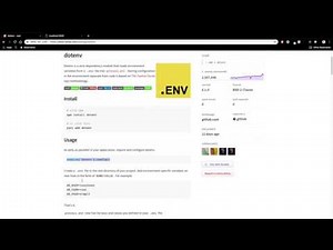 Local Node Environment Variables with DotEnv