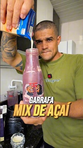 Fiz a famosa garrafa mix de açaí