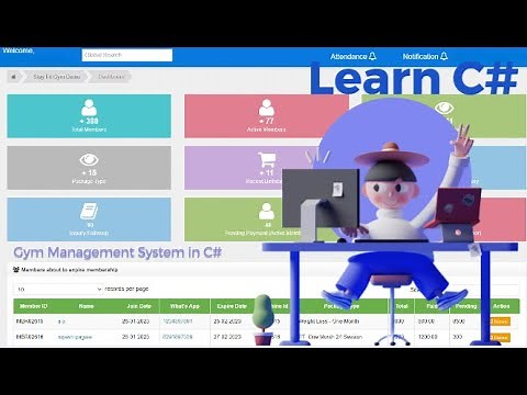 DotNet 7 | BUILD A COMPLETE Gym management System | part 1