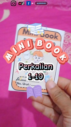 Mini Book Perkalian 1-10: Media Pembelajaran Matematika untuk Anak Kelas 3