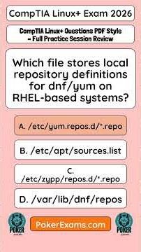 CompTIA Linux+ Questions PDF Style Full Practice Session Review