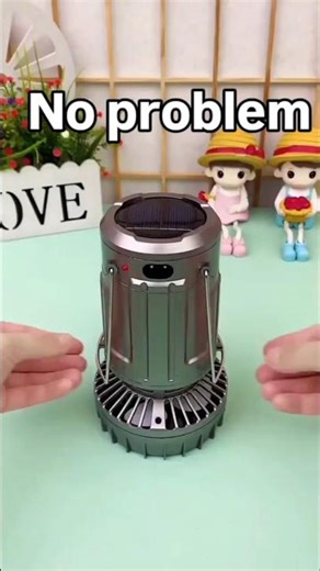Solar Camping Lantern 🔆 USB Rechargeable Emergency Light ||🔋Solar + USB Charging LED Emergency Light