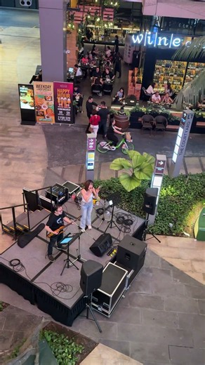 Live music at Singapore Mall near Jurong East