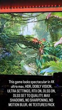 Avatar in 4K... sheeesh... #gaming #gamingvideos #avatar #avatargameplay #pcgaming #pcgamer