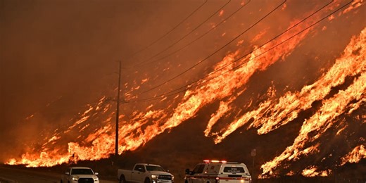 Largest wildfire since deadly Los Angeles firestorm breaks out north of city