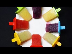8 Frozen Ice cream Popsicles | Kids special Ice cream | Ice Lolly Recipe | Popsicle Recipe