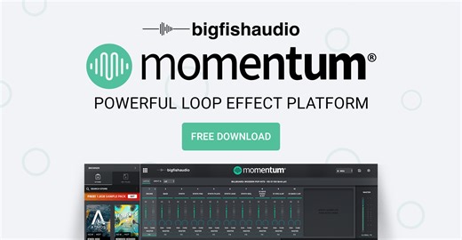 Big Fish Audio updates free Momentum plugin to v1.2