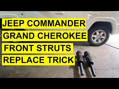Front Struts/ Shock Replacement On Jeep Grand Cherokee, Jeep Commander 2005-2010