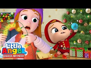 Selamat Natal Semuanya!🎄🎅Kartun Anak | Little Angel Bahasa Indonesia