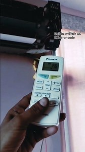Daikin inverter AC H6 error code kaise solve karen 🫵🧐. #ac #tecnician #shorts #video #youtube