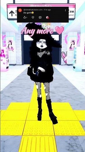 I Went Full Goth! 🖤 | Dress to Impress Challenge #dresstoimpress #katseye_gabriela #dressup #dti