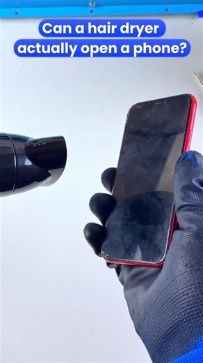 Can a Hair Dryer Actually Open a Phone...? You Need To Know This! #shorts