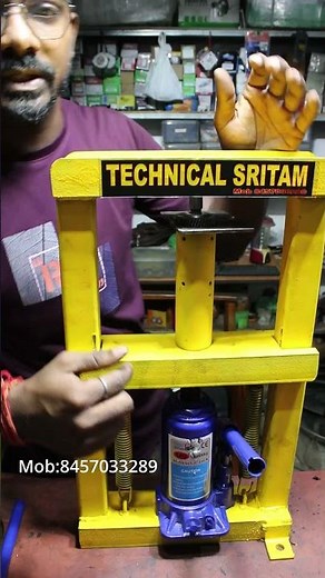 10-Ton Mini Hydraulic Jack Full Testing 💪 | Load Test & Honest Review#repair