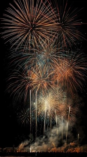 Dazzling Night Sky Fireworks! 🎆 #shorts #shortvideo